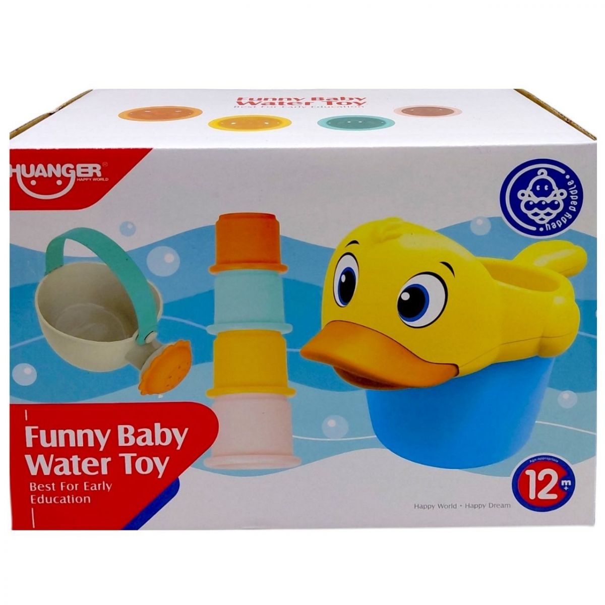 Игра для ванны (лиечка, 4 небольших ведерка, в коробке)  фото 2