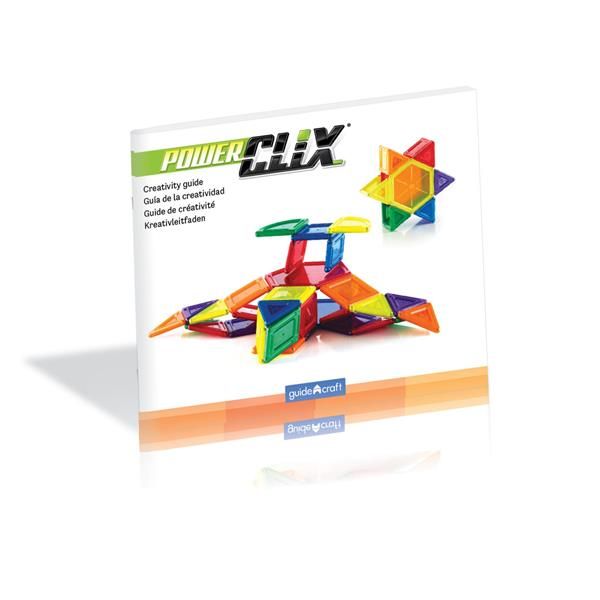 Магнітний конструктор Guidecraft PowerClix Solids, 24 деталі  фото 2