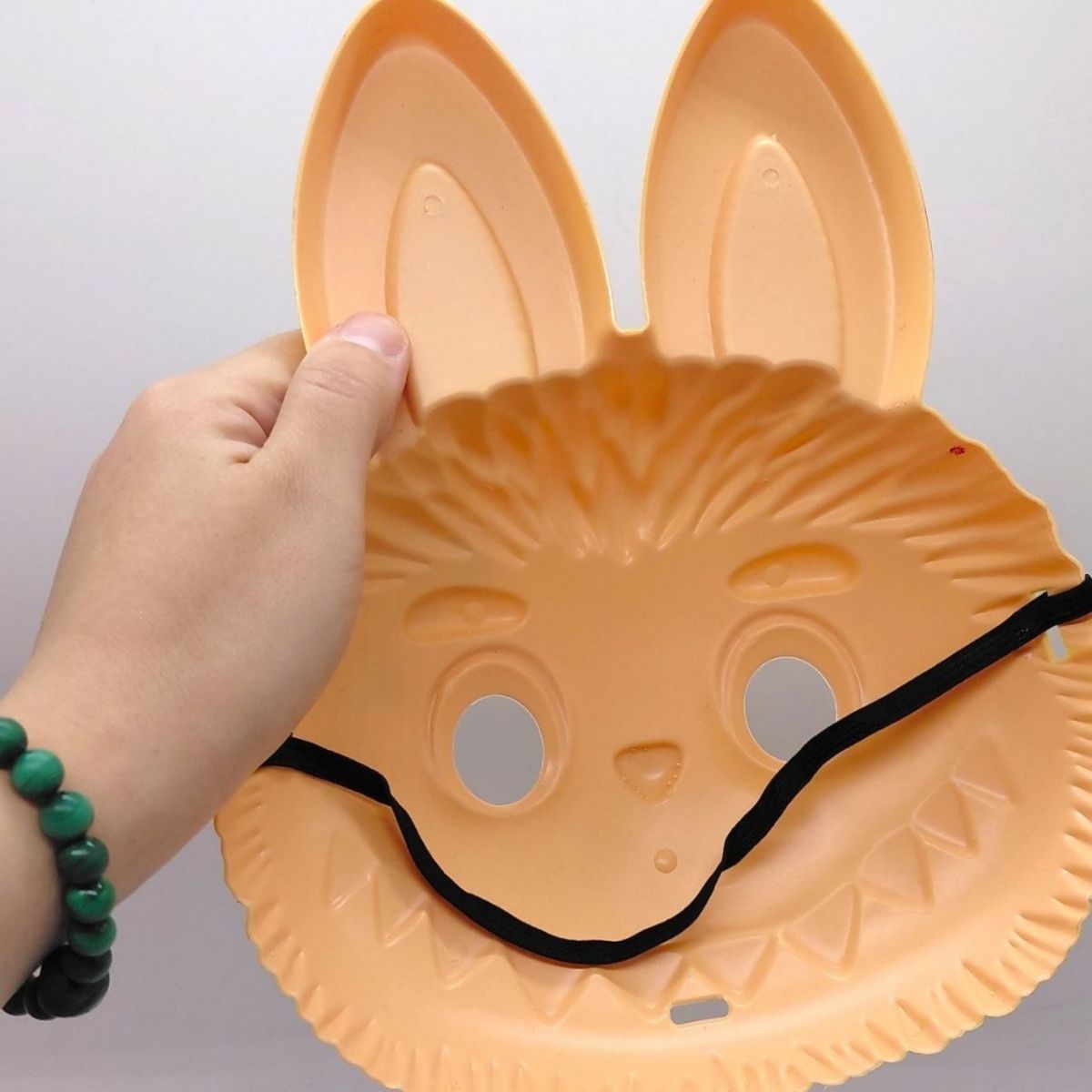 Маска дитяча "Labubu / Лабубу" 26 см (ПОМАРАНЧЕВА)  фото 2