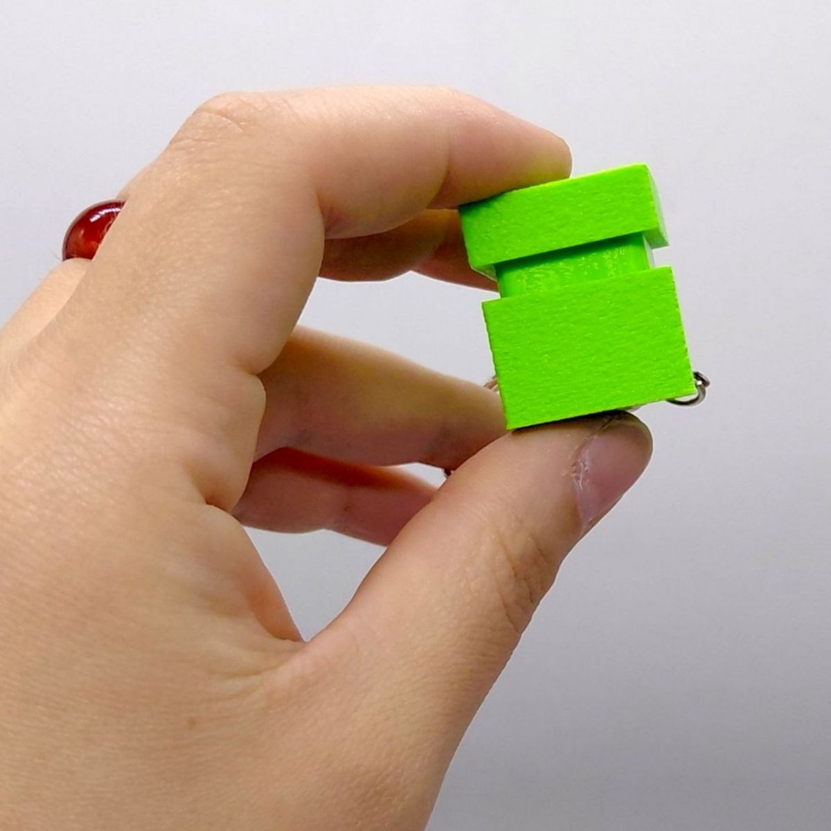 Брелок 3d печать "КРИПЕР-КЛИКЕР" (одна КНОПКа) Майнкрафт / Minecraft, KEYCHAIN  фото 2