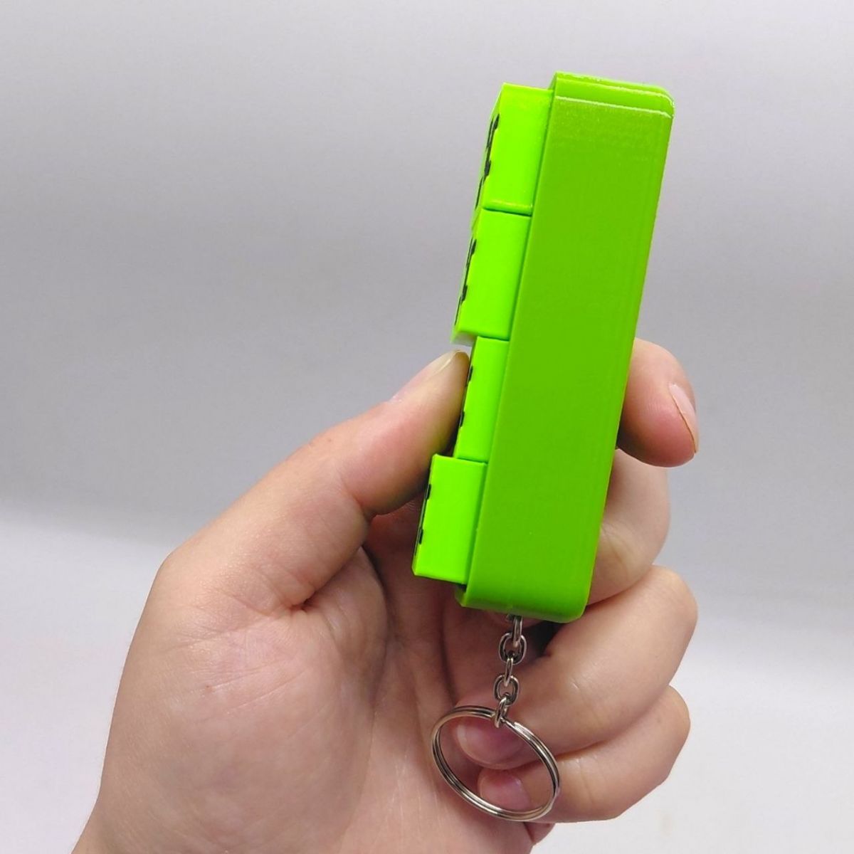 Брелок 3d печать "КРИПЕР-КЛИКЕР" (ЧЕТЫРЕ КНОПКИ) Майнкрафт / Minecraft, KEYCHAIN  фото 2