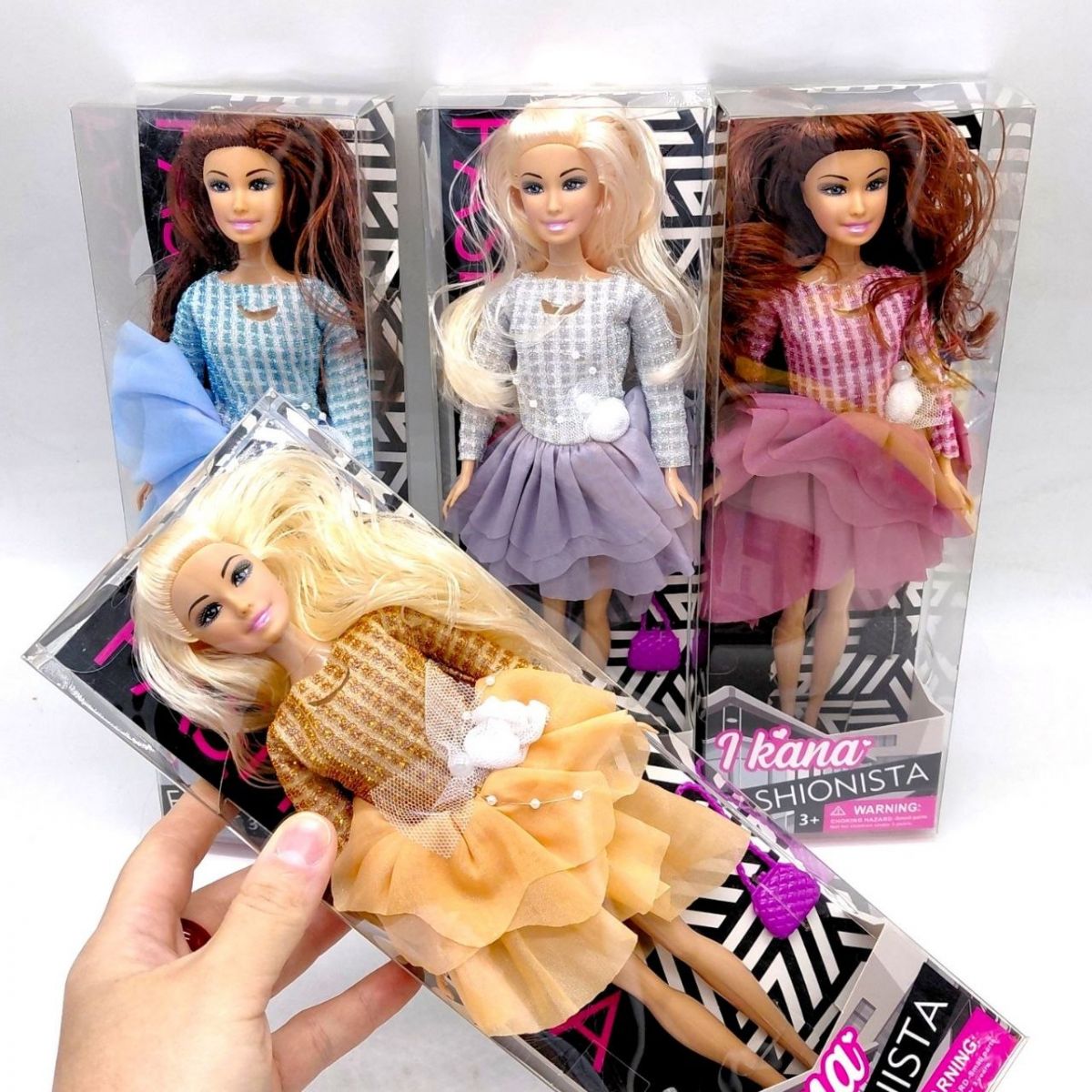 Кукла "Fashionista" 28 см (Голубая)  фото 2