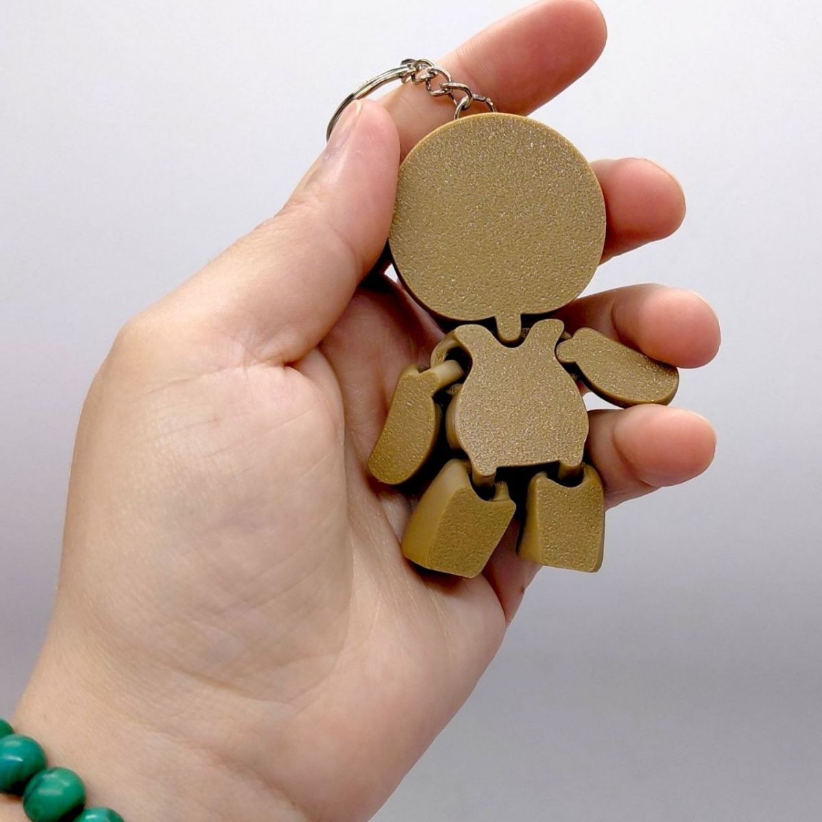 Брелок 3d друк "ЧОЛОВІЧОК-ПЕЧИВО" (ВИД 1) , KEYCHAIN  фото 2