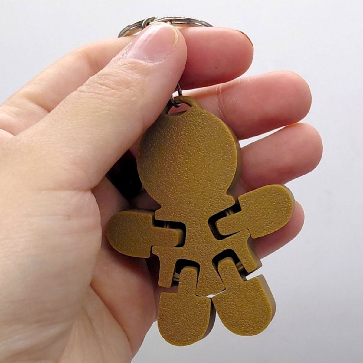 Брелок 3d друк "ЧОЛОВІЧОК-ПЕЧИВО" (ВИД 2), KEYCHAIN  фото 2