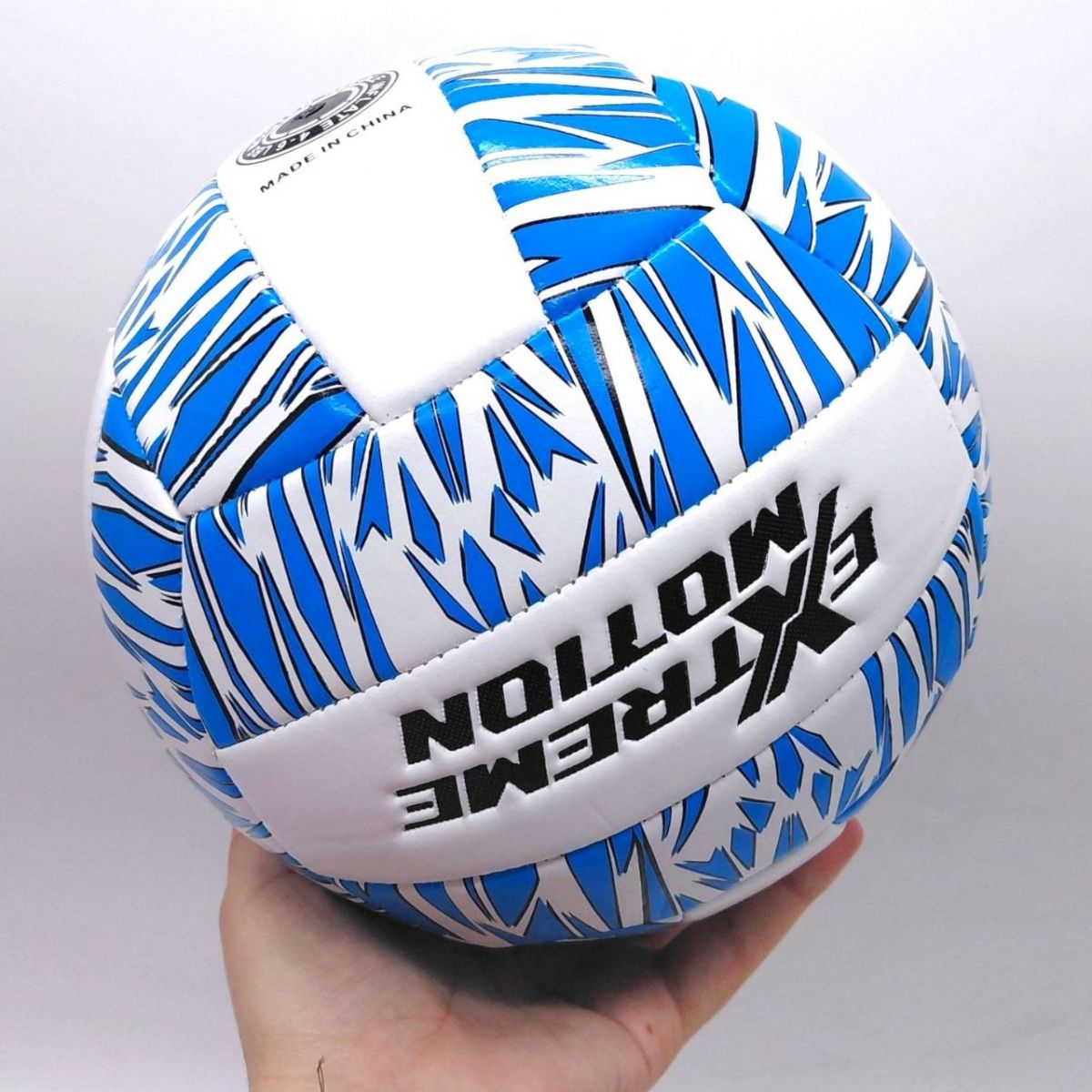 М'яч волейбольний PVC 280 г блакитний – купити 2
