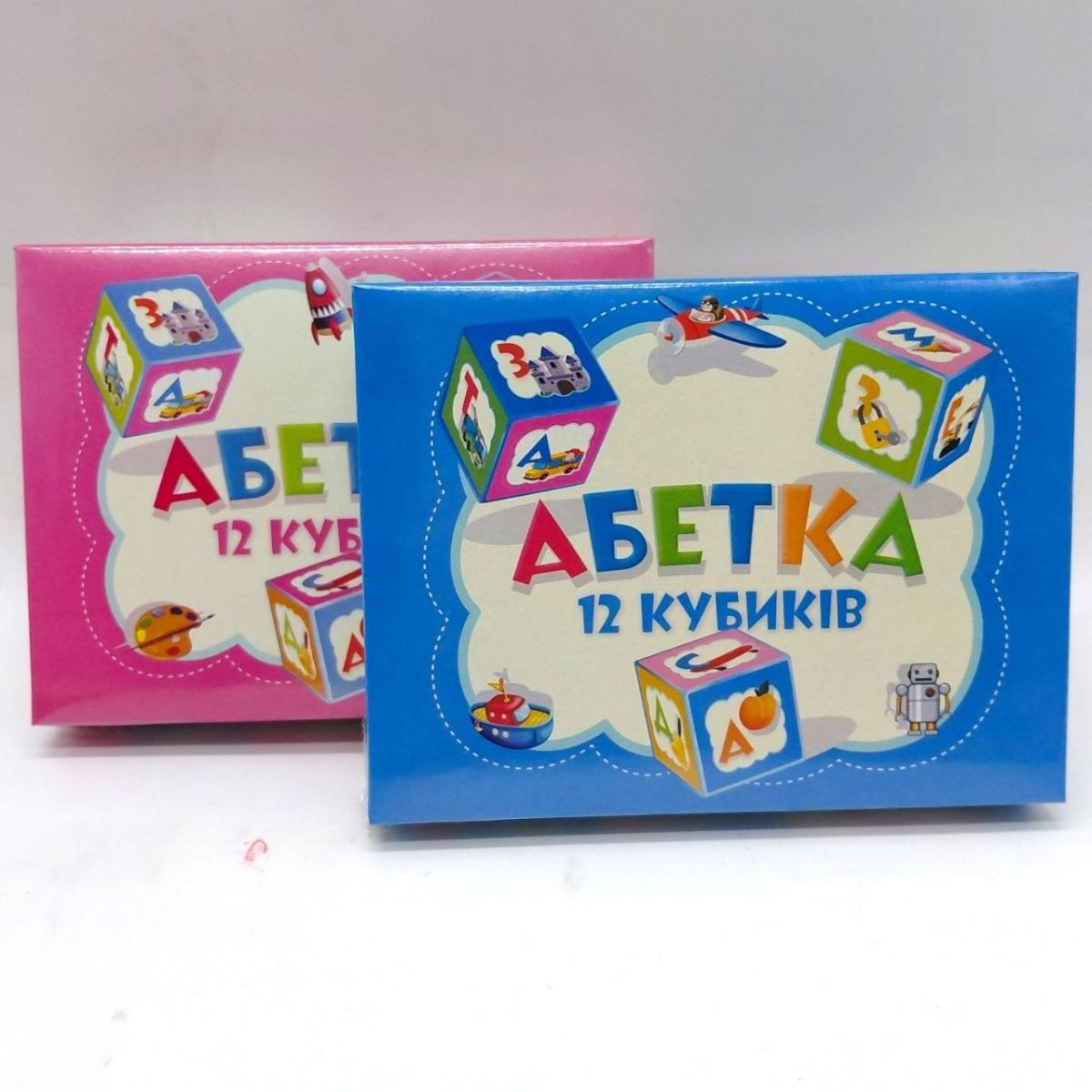 Кубики „Українська абетка” (БЛАКИТНА)  фото 2