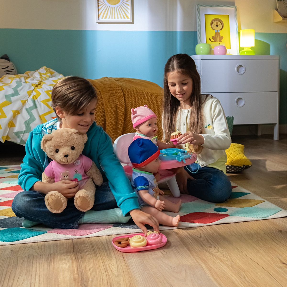 Интерактивный столик для кормления куклы Baby Born S2 – Время обеда (свет, звук)  фото 2