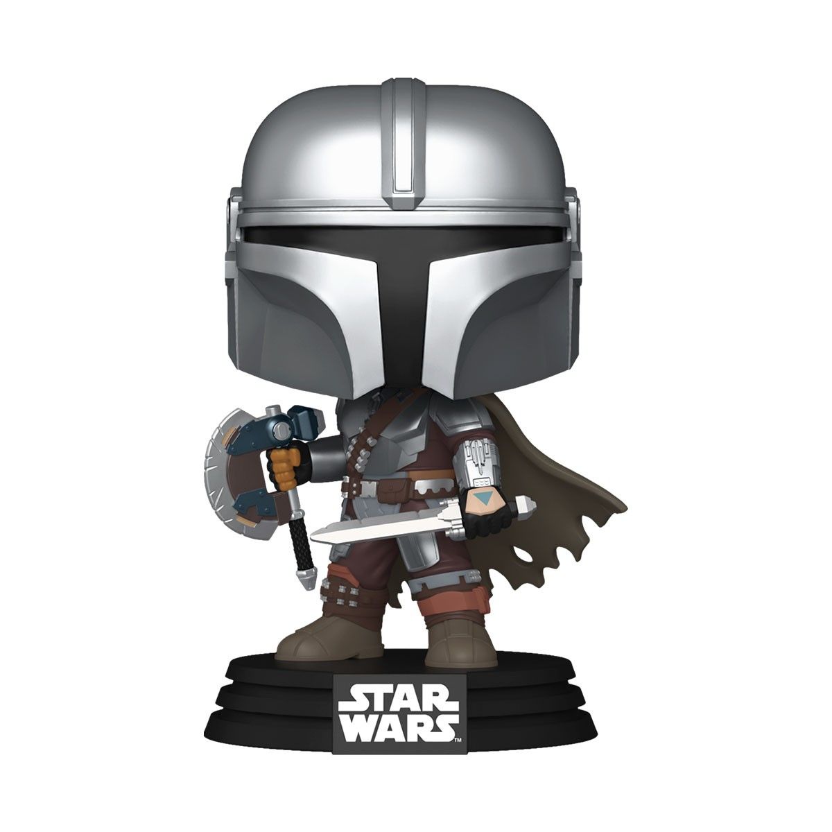 Ігрова фігурка Funko POP! серії Мандалорець і Ґроґу - Мандалорець зі зброєю  фото 2