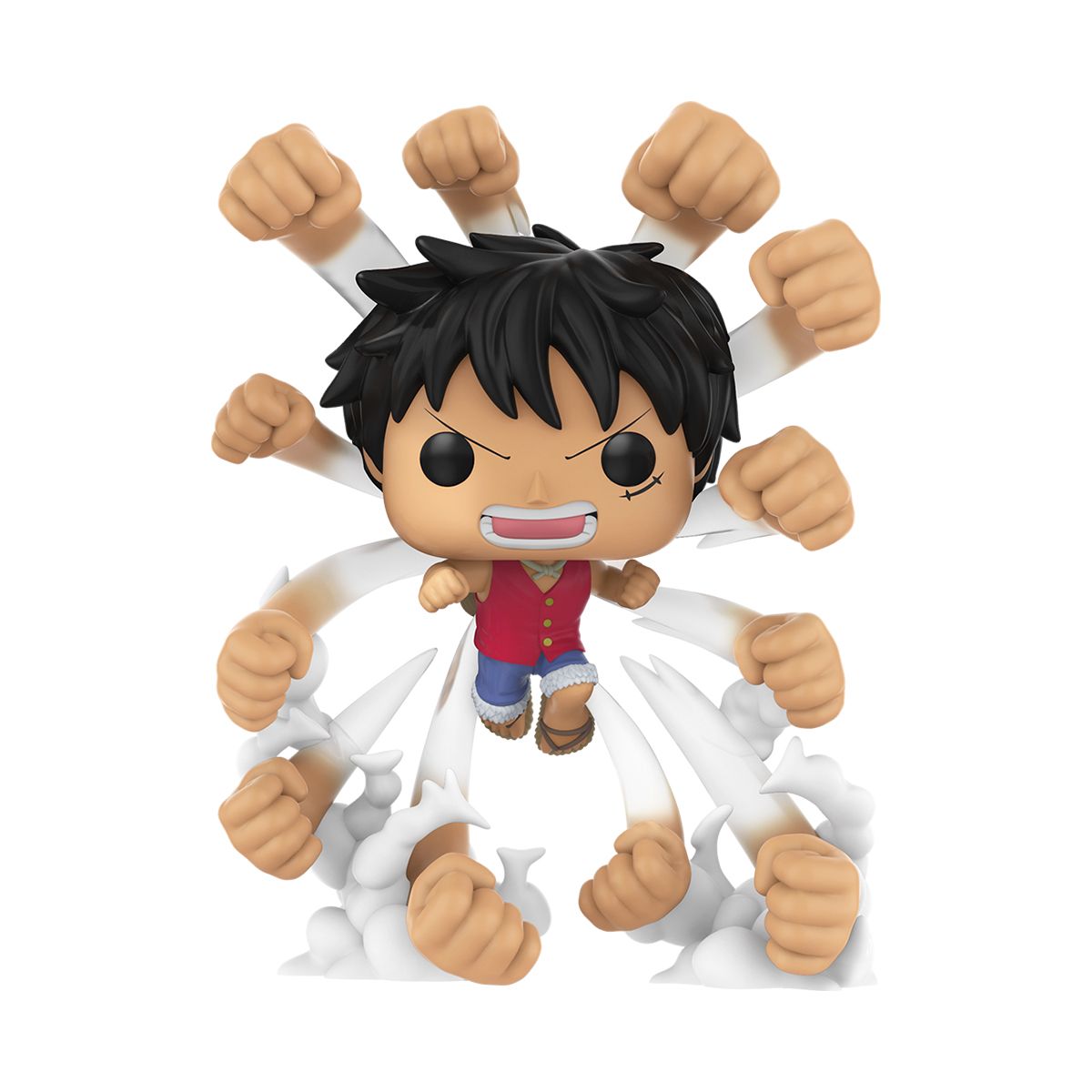 Игровая фигурка Funko POP! серии Большой куш - Луффи (Гому Гому но Гатлинг)  фото 2