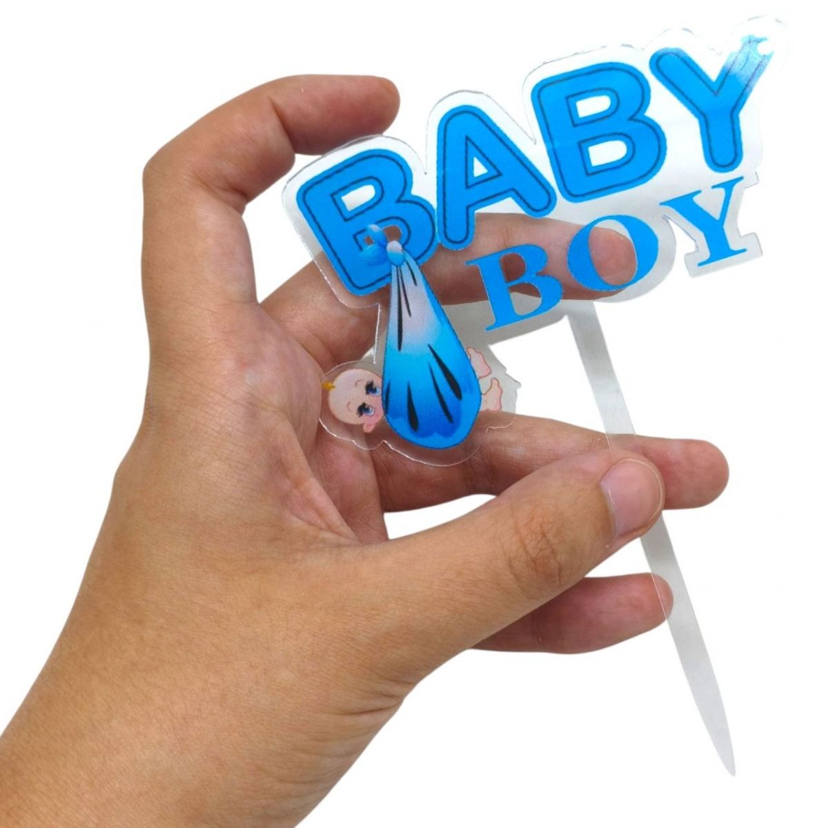 Топпер на торт "Baby boy" 14см (36099)  фото 2