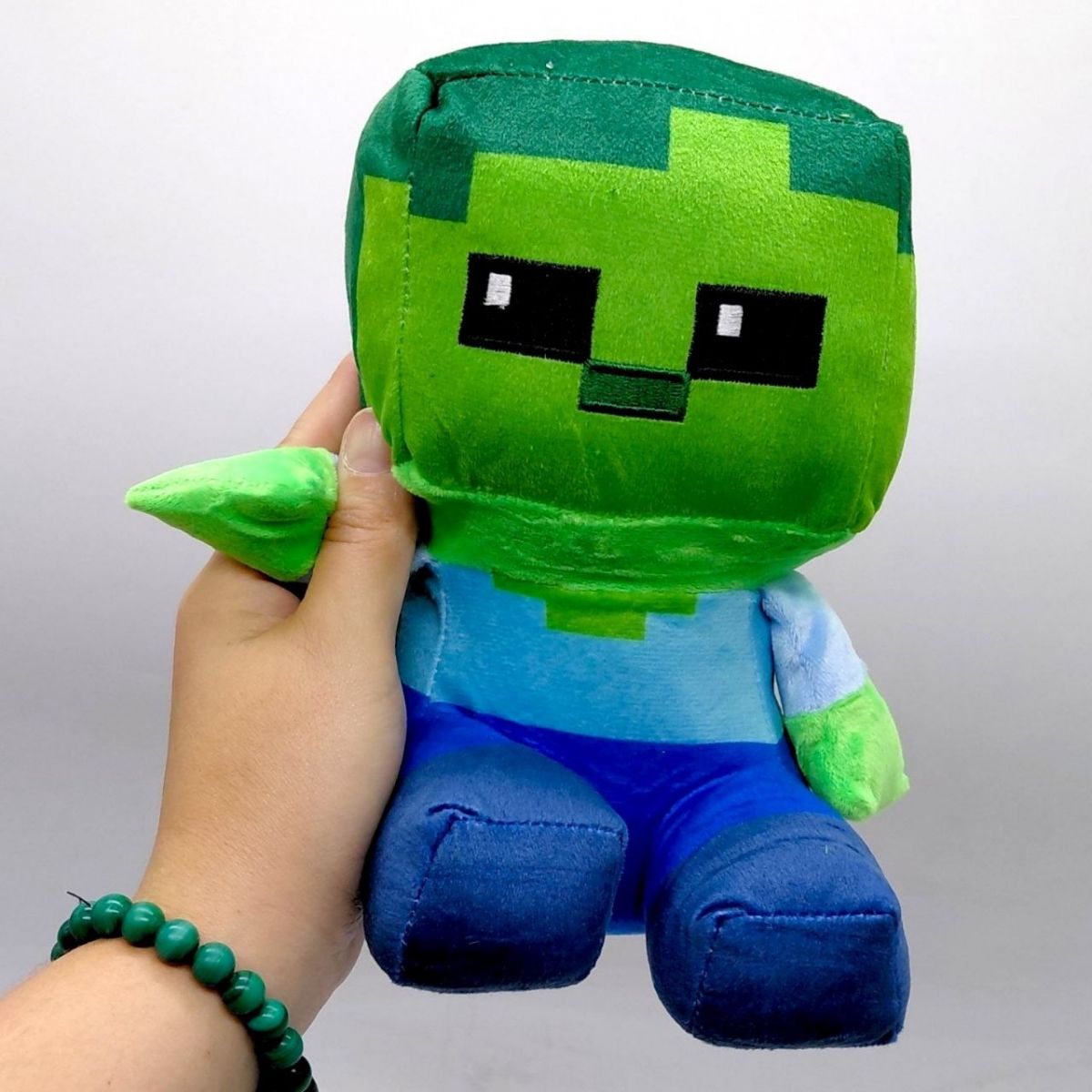 Мягкая игрушка герой "Майнкрафт / Minecraft: ЗОМБИ" 22 см  фото 2