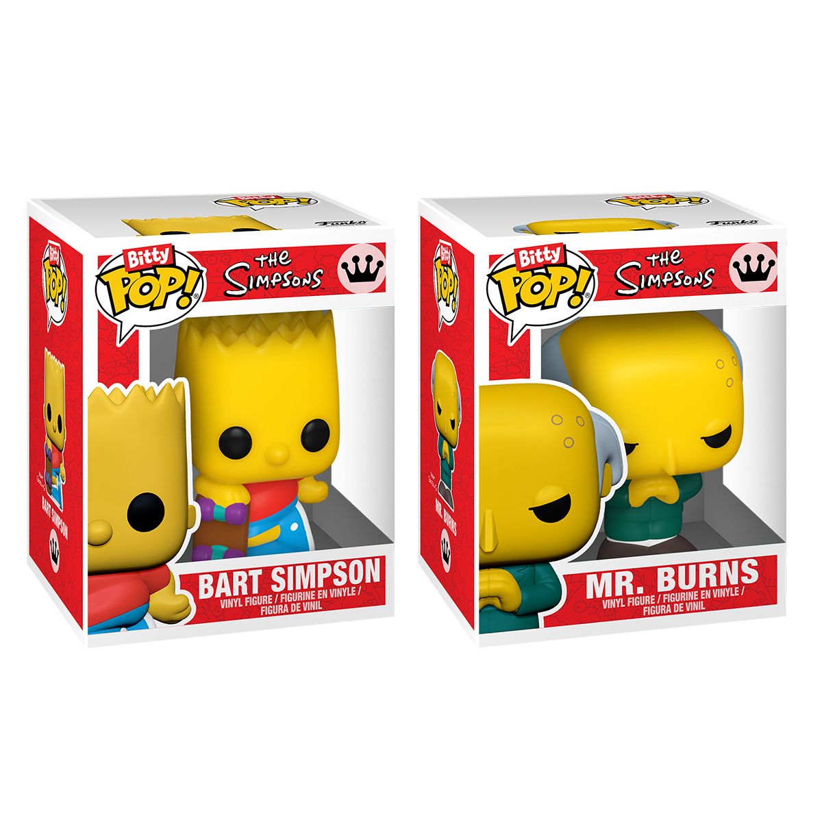 Набор игровых фигурок Bitty POP! серии Симпсоны – Барт и Мистер Бёрнс  фото 2