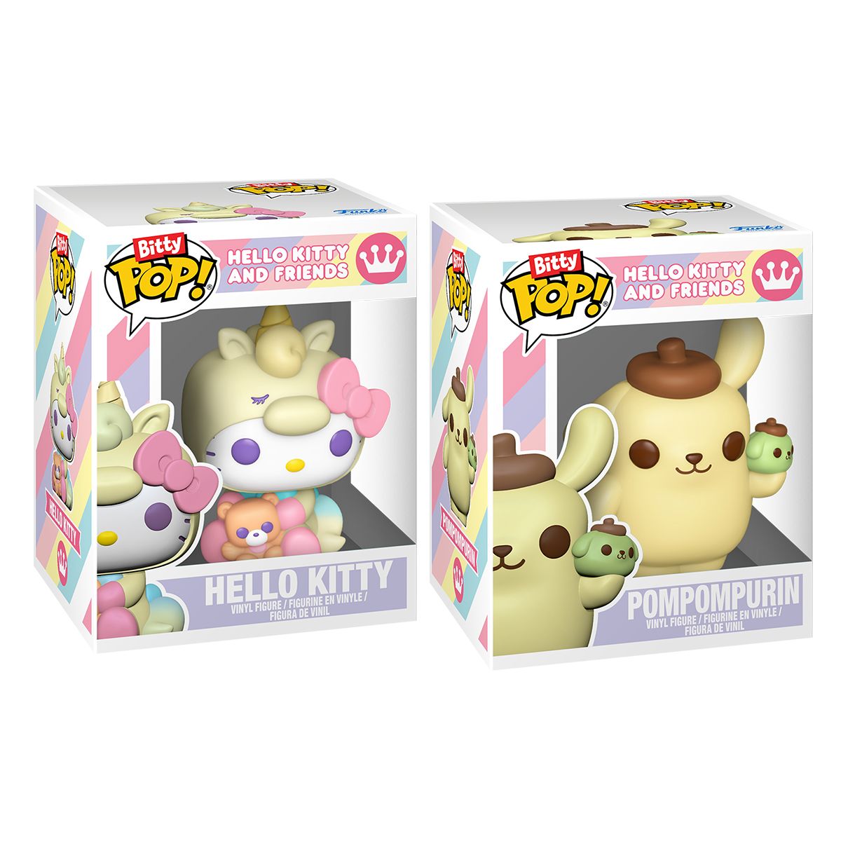 Набор игровых фигурок Bitty POP! серии Sanrio - Хеллоу Китти и Помпомпурин  фото 2