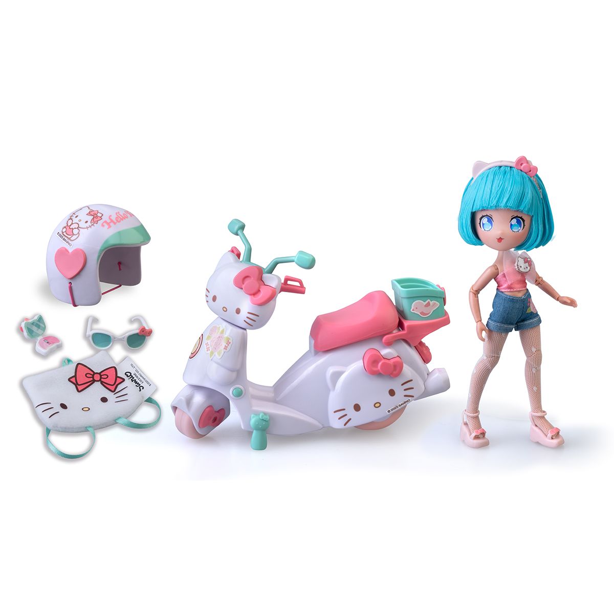 Игровой набор 4SF Manga Dolls серии Hello Kitty – Красотка Пинк на скутере  фото 2