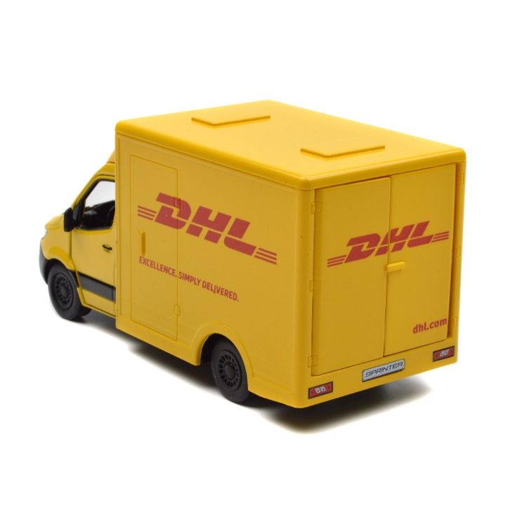 Модель легкова MERCEDES-BENZ Sprinter (DHL Edition 5ʼʼ KT5475W  метал. інерц. відкр. дв. кор)  фото 2
