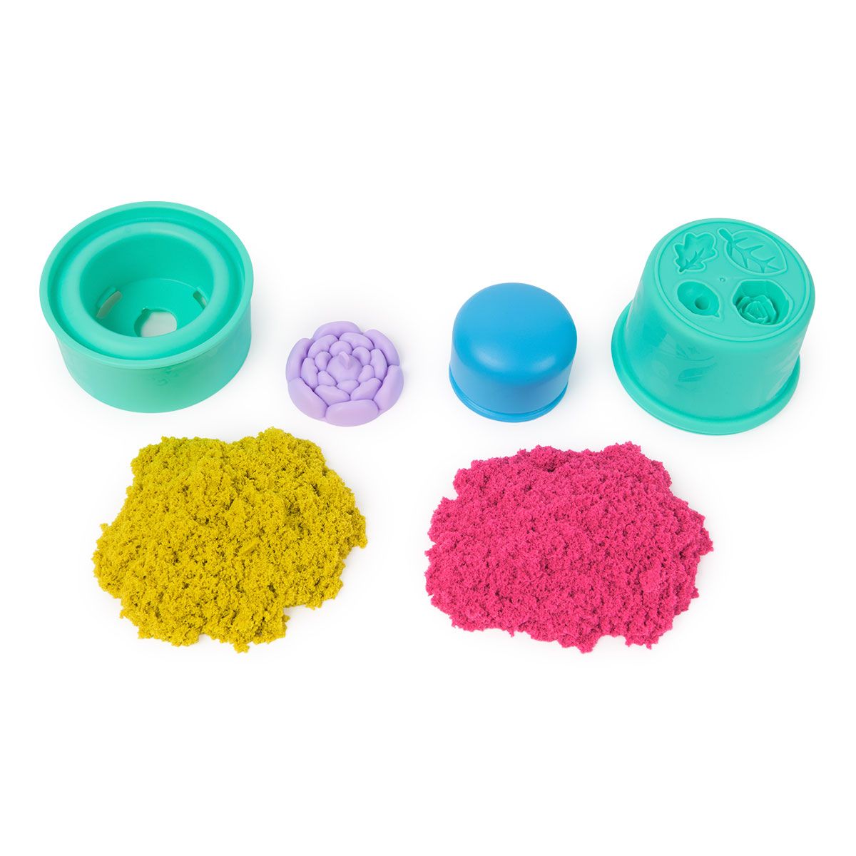 Набор песка для детского творчества - Kinetic Sand Сказочные цветы  фото 2