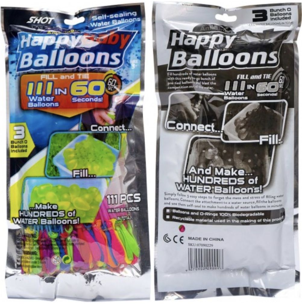 Набір кульок 111 шт за 60 секунд "Bunch o water balloons"  фото 2