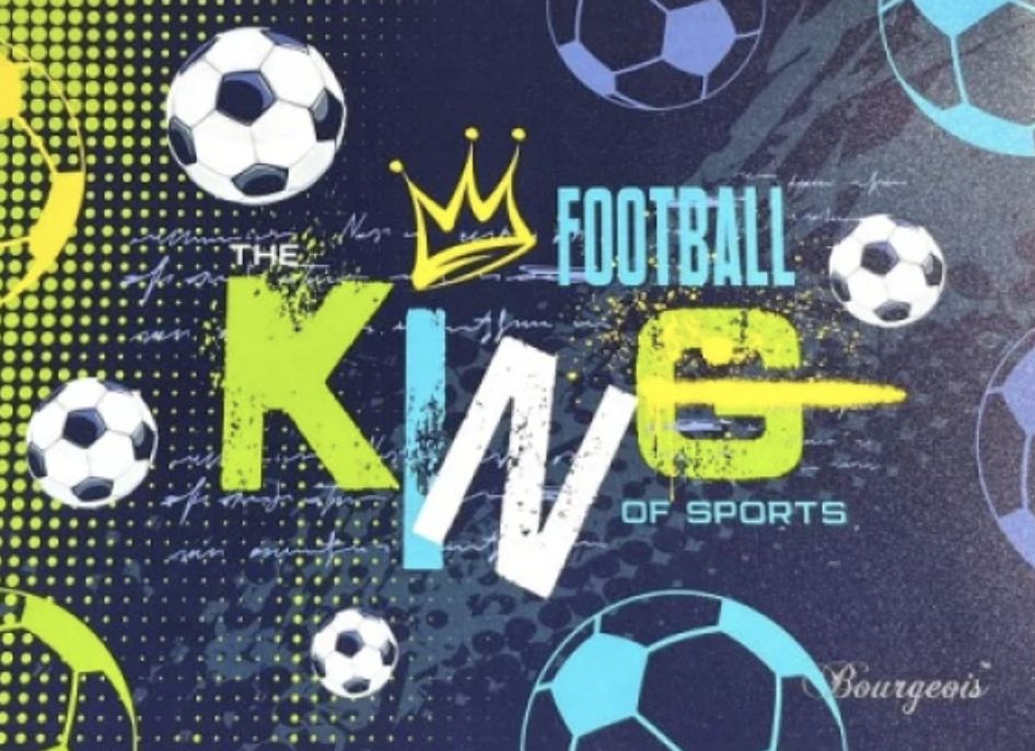 Папка на блискавці А4+, football king  фото 2