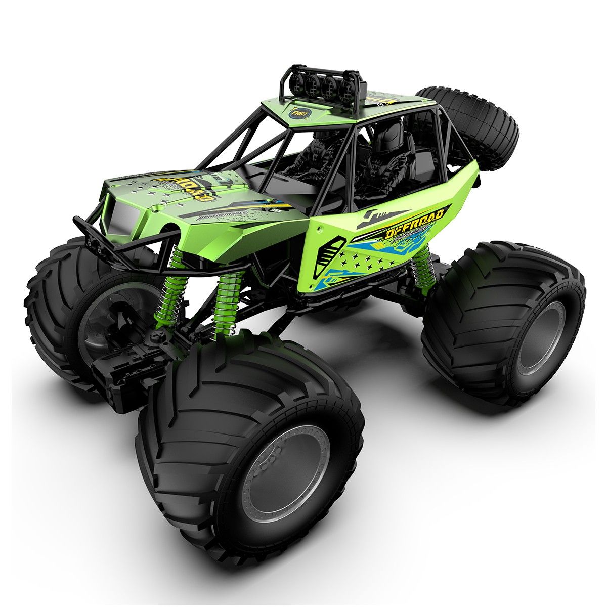 Автомобиль KS Drive на р/у - Beast Runner (2. 4 GHz, аккум.  7. 4 V, зеленый)  фото 2