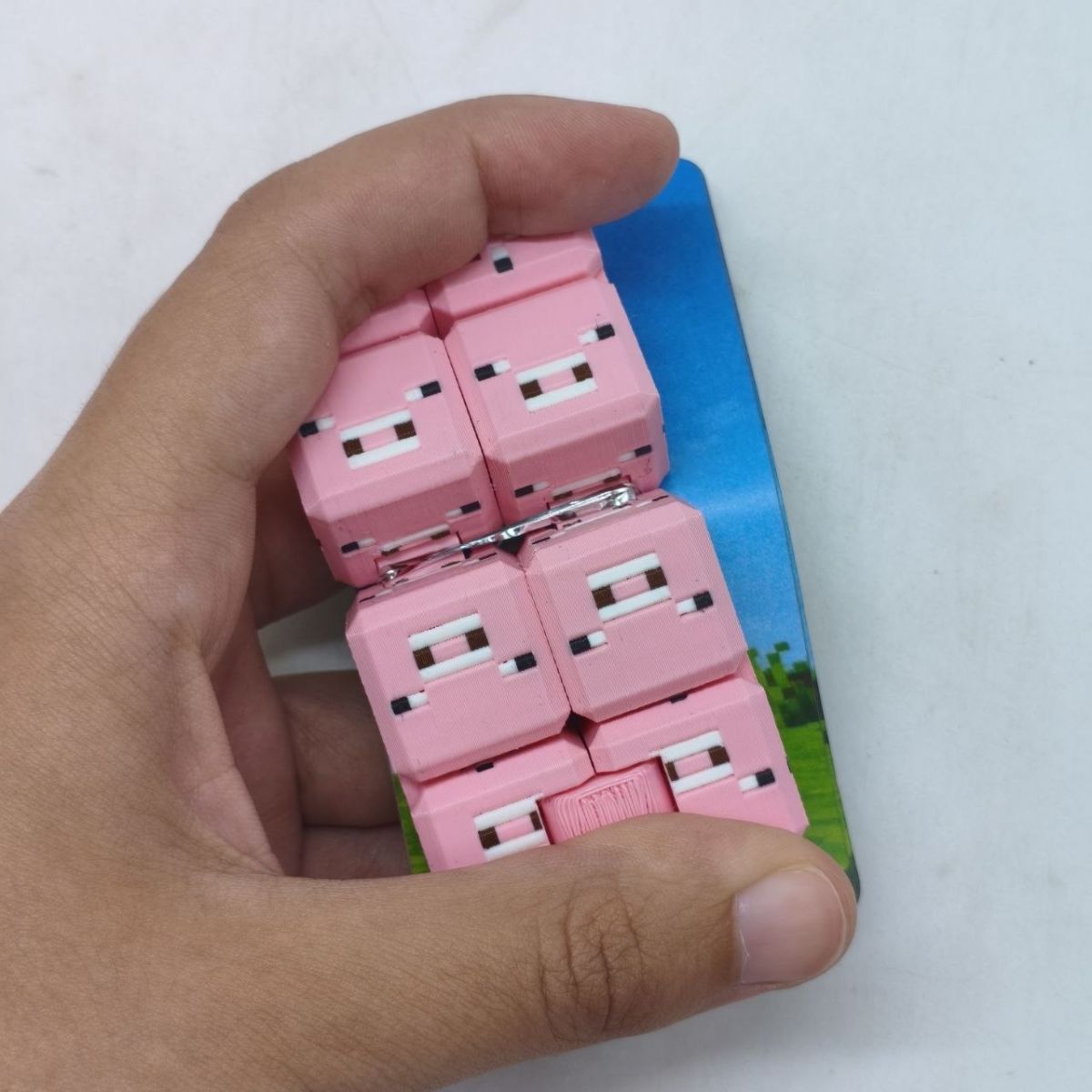 Fidget Infinity Cube Minecraft Pig / Вічний Кубик Майн Свиня  фото 2