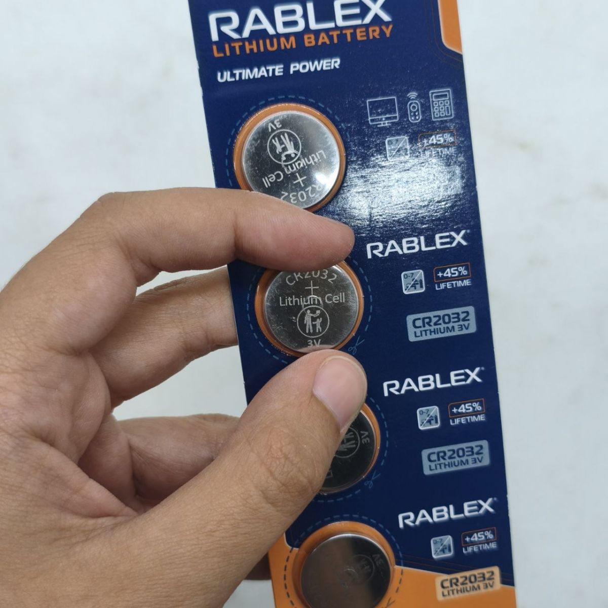 Батарейка RABLEX"таблетка" 3V CR2032  фото 2