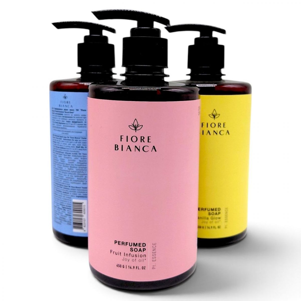 Fiore Bianca рідке мило Pastel Essence Azure Dew 450мл  фото 2