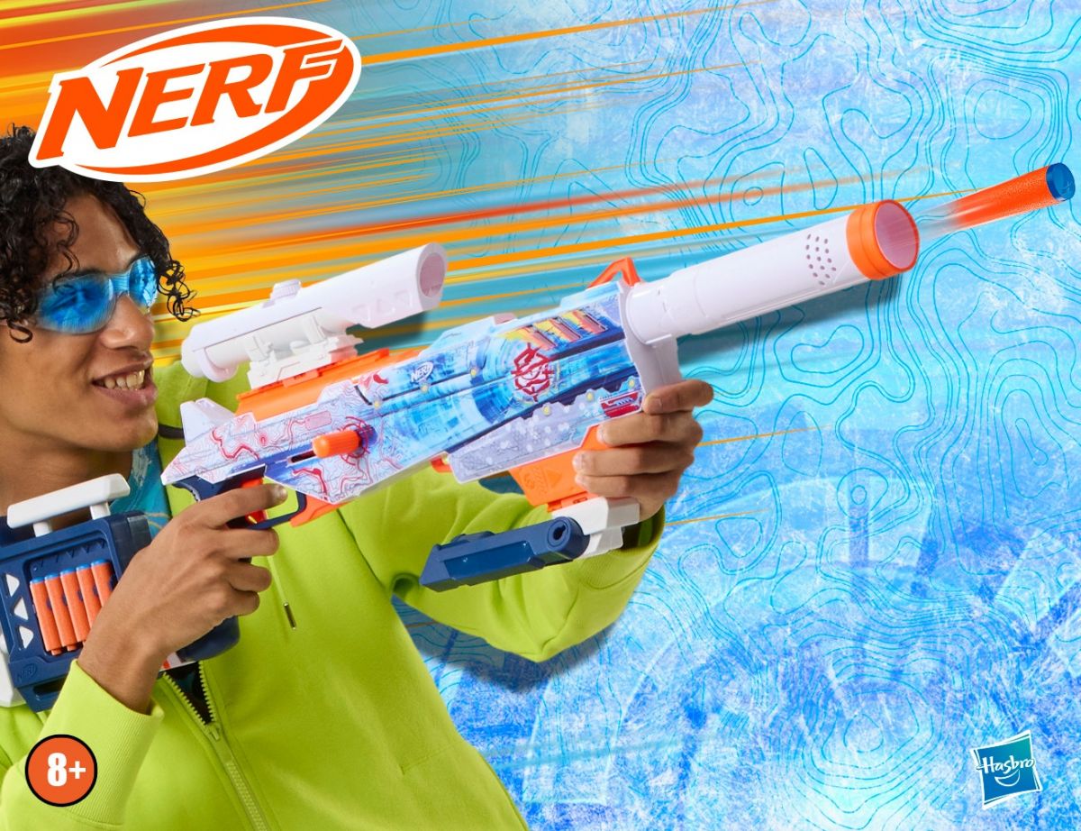 Бластер игрушечный Nerf Loadout Arctic Zerostriker  фото 2