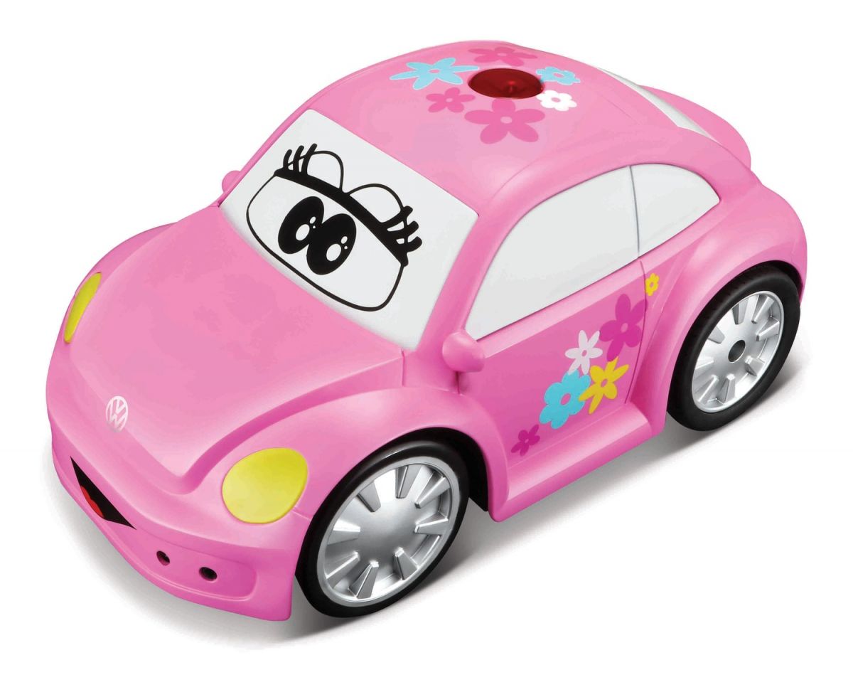 Машинка іграшкова на І/Ч керуванні Volkswagen New Beetle рожева  фото 2
