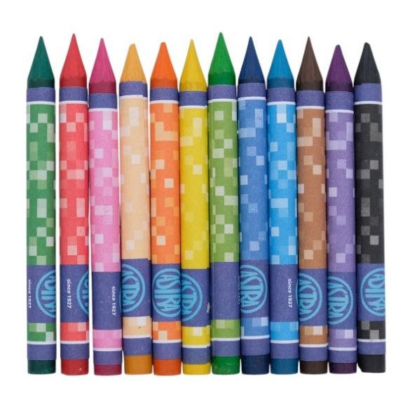 Олівці кольорові Crayons Pixel One 12 кольорів  фото 2