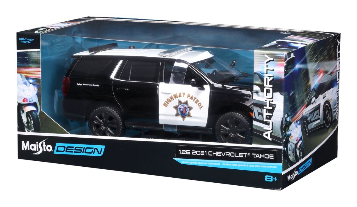 Машинка іграшкова 2021 Chevrolet® Tahoe, масштаб 1:26 чорний  фото 2