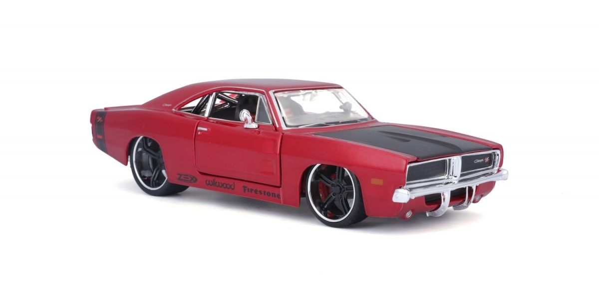 Автомодель в масштабі 1:24 - 1969 Dodge Charger R/T  фото 2