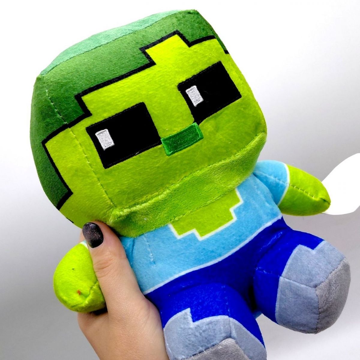Мʼяка іграшка герой "Майнкрафт / MINECRAFT", розмір: 19х11х19 см, ЗОМБІ присоска  фото 2