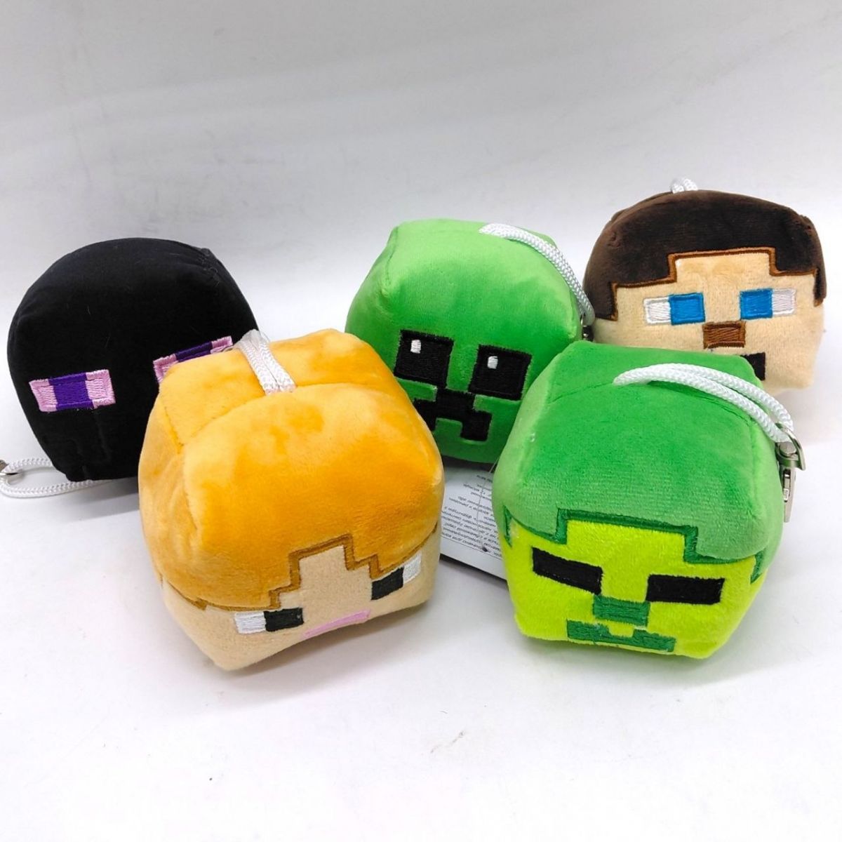 Мягкая игрушка брелок "Майнкрафт/Minecraft" (черный) 8 см  фото 2