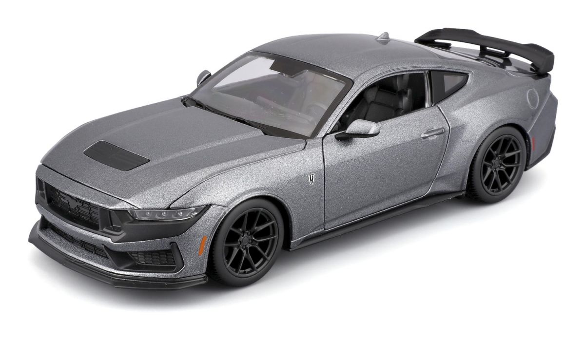 Машинка игрушечная 2024 Ford Mustang Darkhorse масштаб 1:24 серый металлик  фото 2