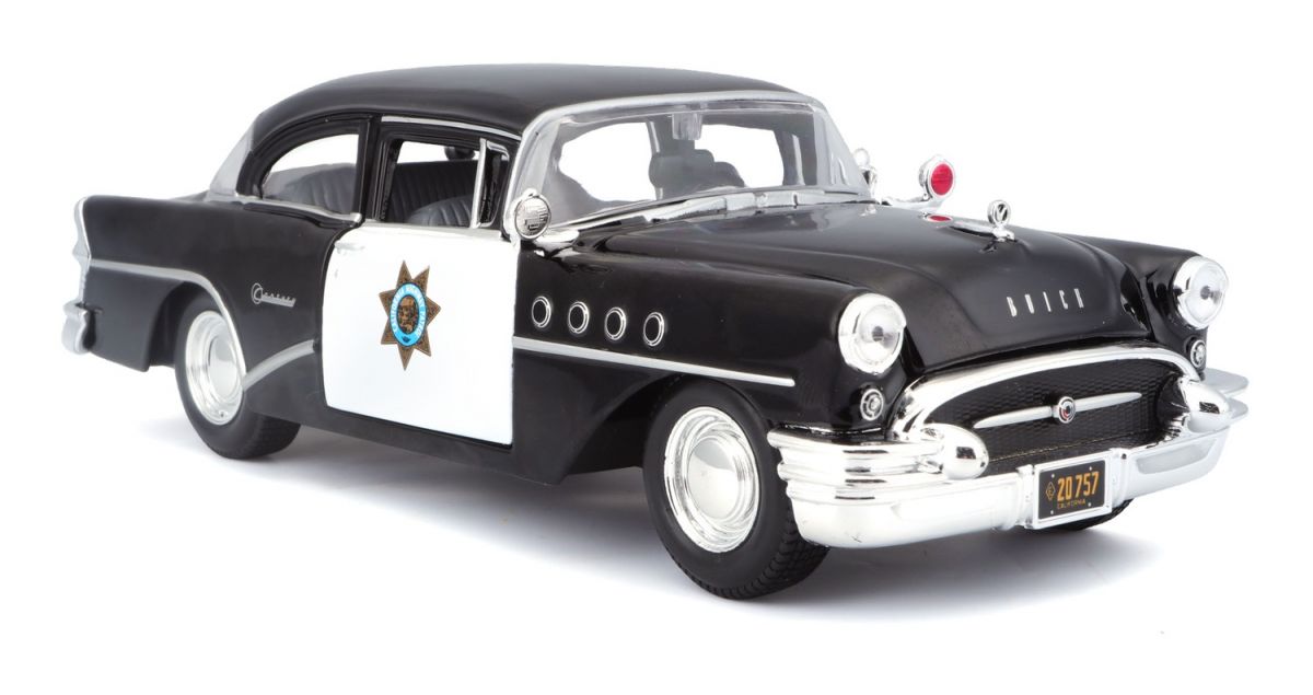 Автомодель в масштабе 1:26 - 1955 Buick Century черный  фото 2