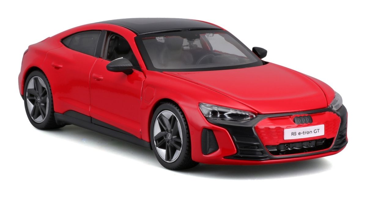 Автомодель в масштабе 1:24 - 2022 Audi RS e-tron GT красный  фото 2