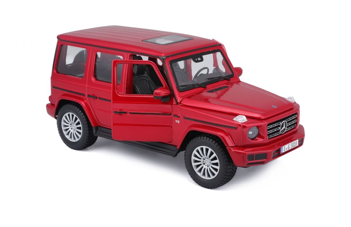Автомодель в масштабі 1:24 - 2019 Mercedez Benz G-Class AMG SUV червоний  фото 2