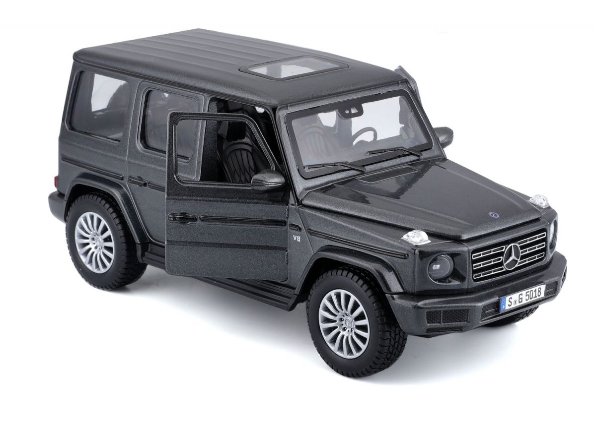 Автомодель в масштабі 1:24 - 2019 Mercedez Benz G-Class AMG SUV сірий  фото 2