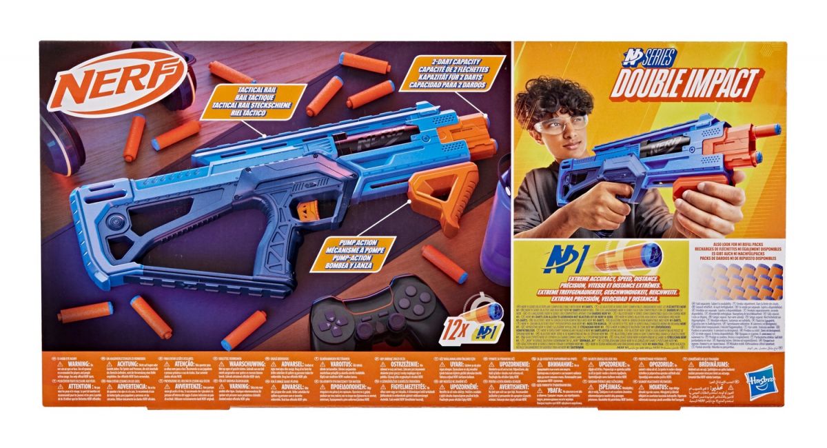 NERF Бластер игрушечный Двойной удар, серия Nerf N Series  фото 2