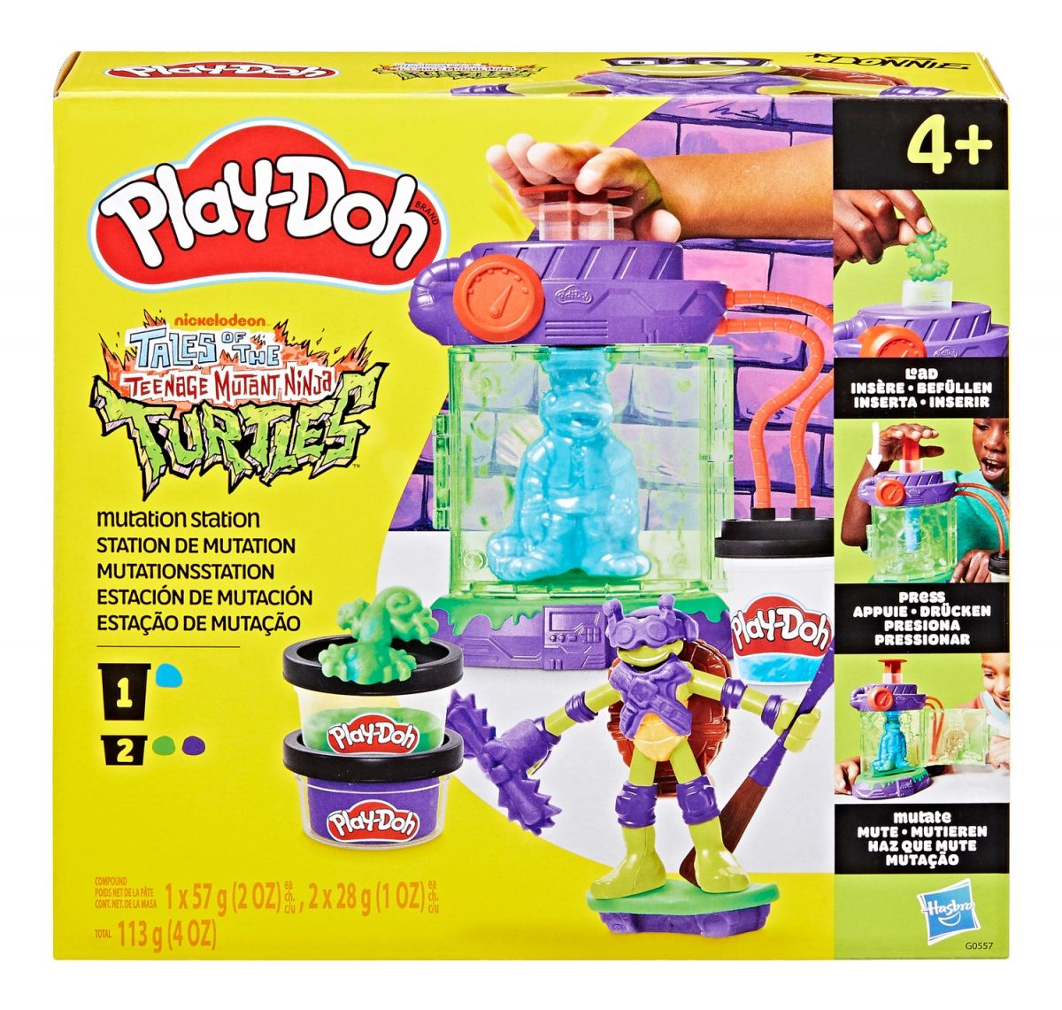 Play-Doh Набір для творчості з масою для ліплення Черепашки-ніндзя: Мутаційна станція  фото 2