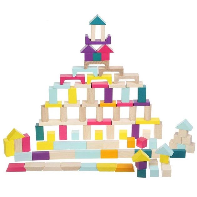 Дитячий конструктор "Cubika 1"/Wooden blocks construction kit «Cubika 1»  фото 2