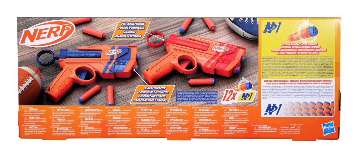 NERF Набір з 2-х іграшкових бластерів та 12 стріл серії Nerf N Series  фото 2