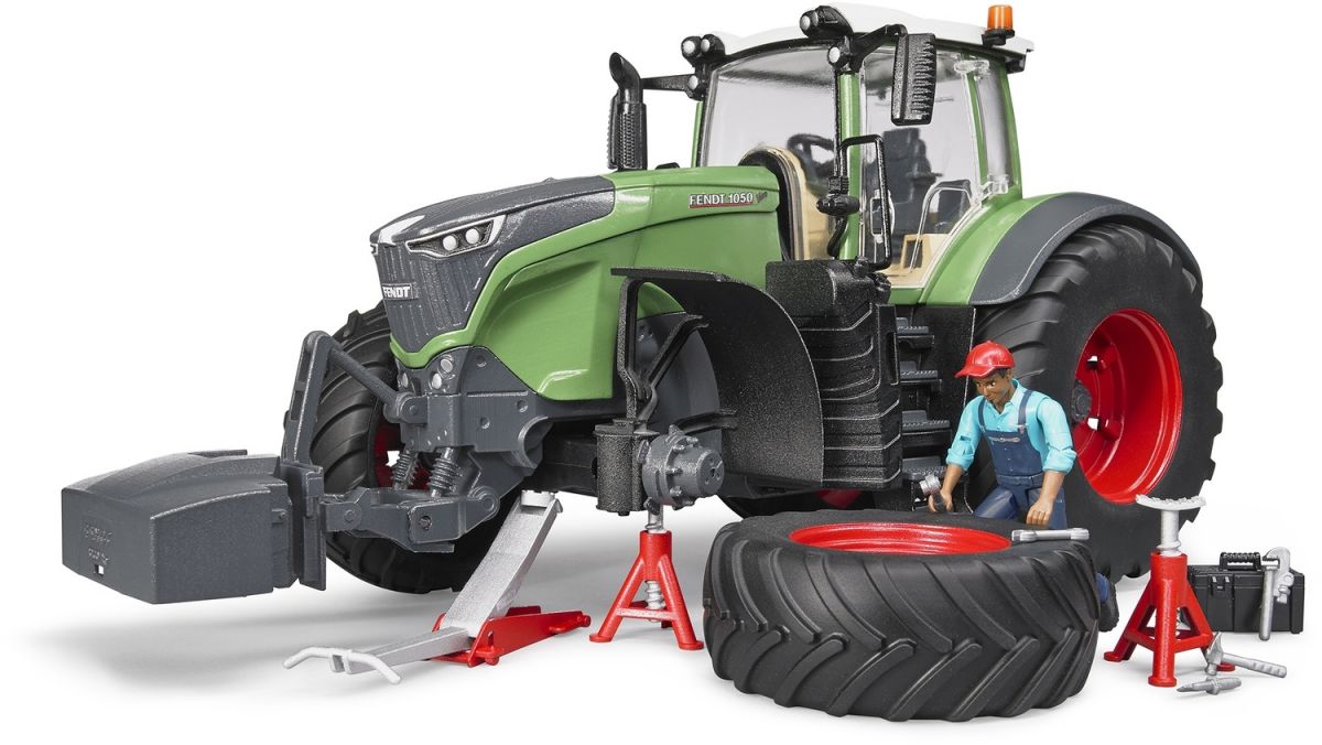 Набір іграшковий.  Трактор Fendt 1050 Vario з фігуркою та аксесуарами для ремонту  фото 2