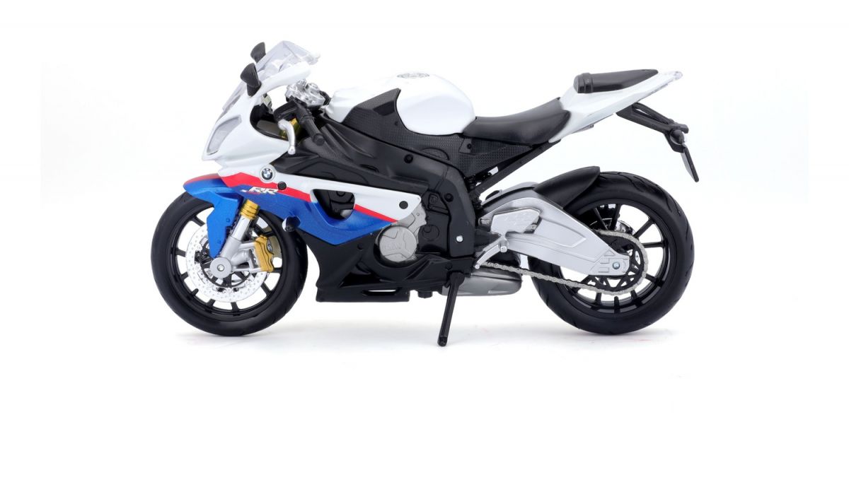 Мотоцикл игрушечный BMW S1000RR в масштабе 1:12  фото 2