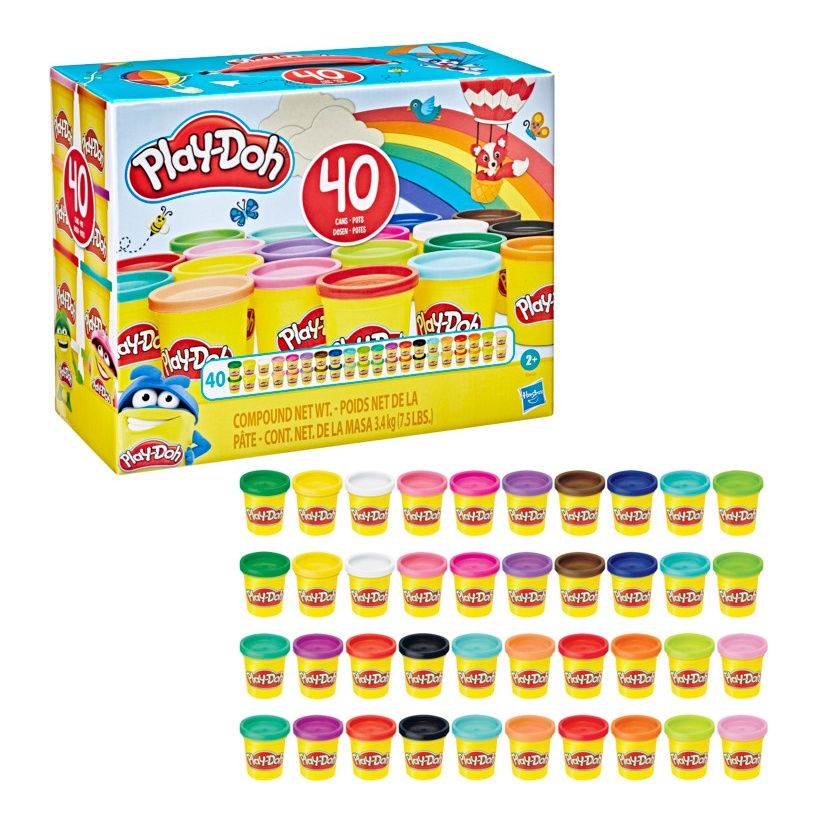 Play-Doh Набор пластилина 40 баночек  фото 2