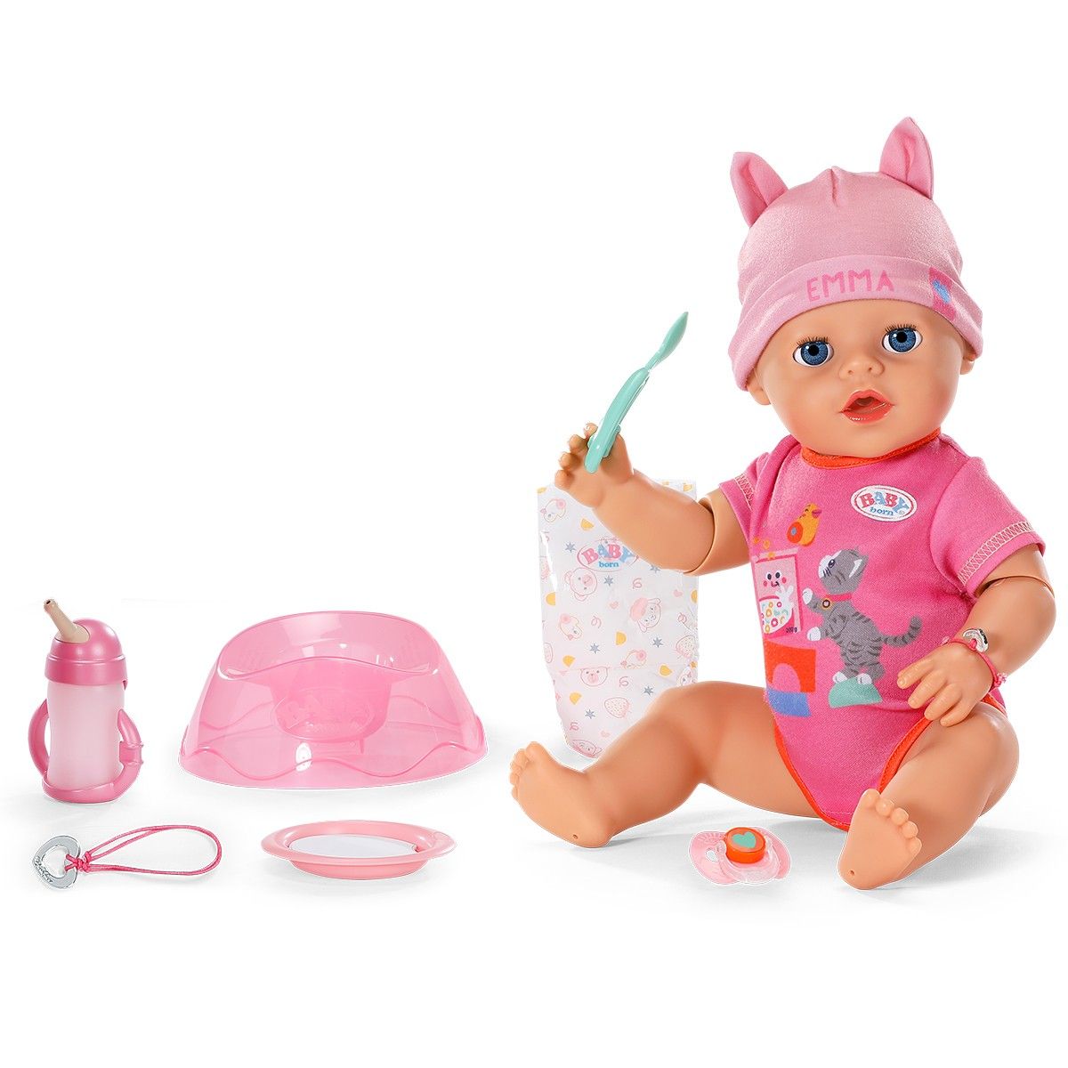 Кукла Baby Born серии Click and Play – Эмма  фото 2