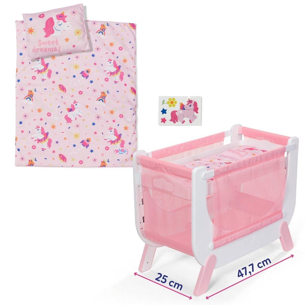 Кроватка для куклы BABY born – Сны Единорога  фото 2