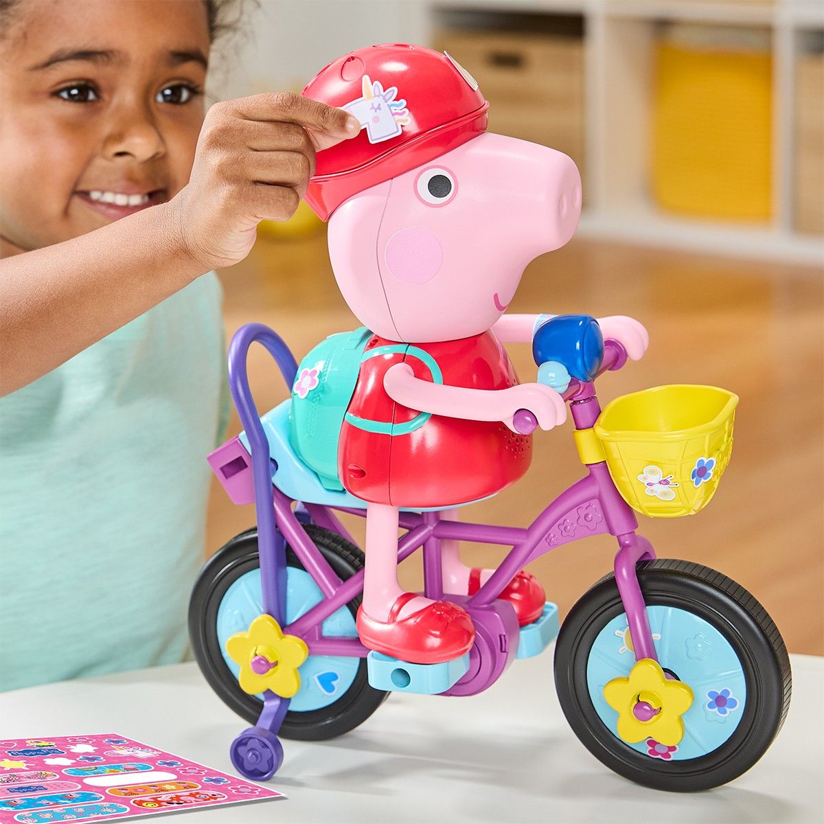 Интерактивный игровой набор Peppa – Пеппа на велосипеде  фото 2