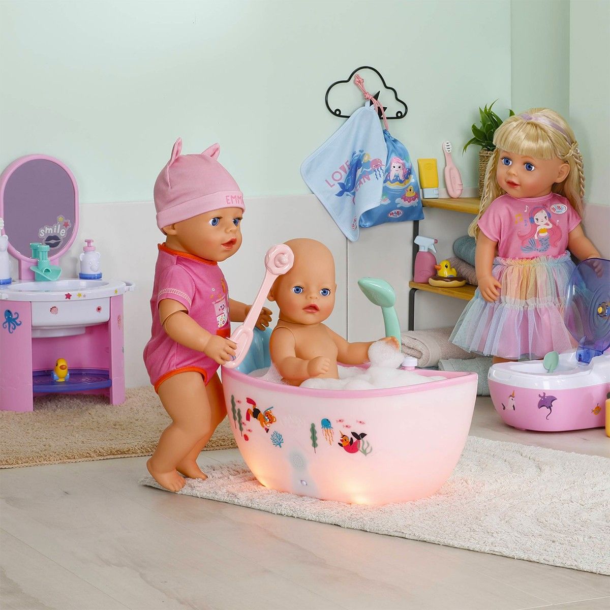 Автоматическая ванночка для куклы Baby Born – Сказочное купание  фото 2