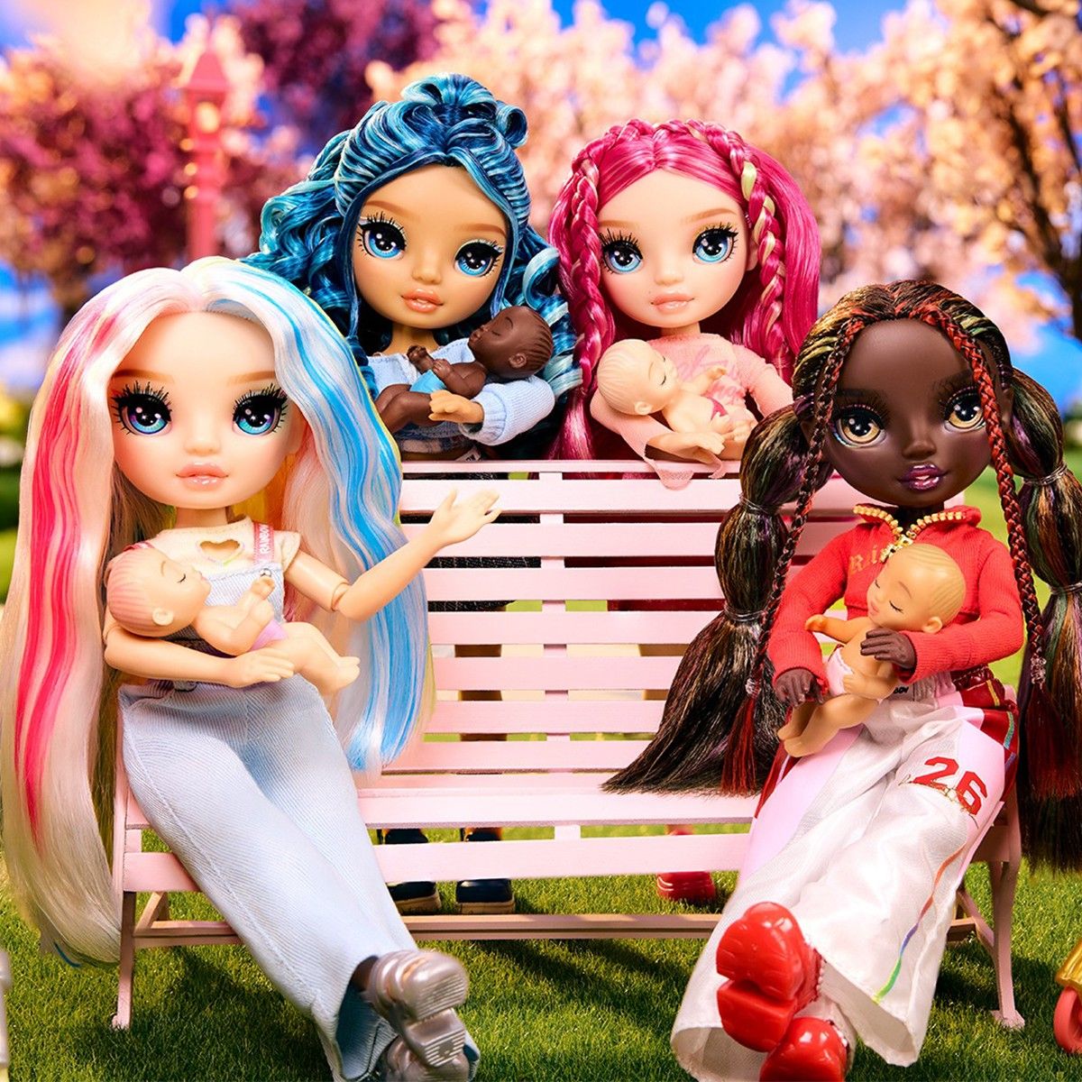 Игровой набор с куклами Rainbow High серии Junior High Babysitters — Стелла  фото 2